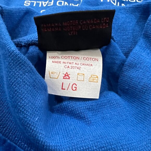 Vintage 1998 YAMAHA Racing Powertour Long-Sleeve Shirt sz LARGE L - Picture 7 of 7